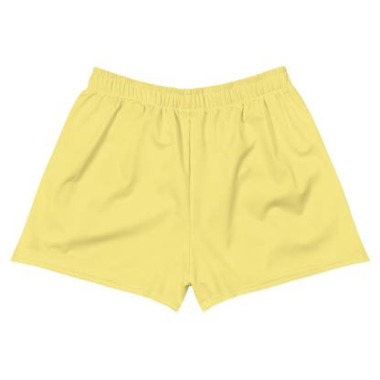 Michigan Upper Peninsula Athletic Shorts (w/ UP USA Flag) | Women's - Cherry Yellow