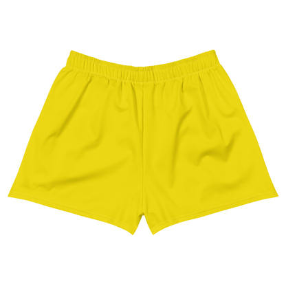 Michigan Upper Peninsula Athletic Shorts (w/ UP USA Flag) | Women's - Gadsden Yellow