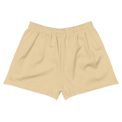 Michigan Upper Peninsula Athletic Shorts (w/ UP USA Flag) | Women's - Maple Color