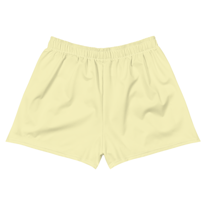 Michigan Upper Peninsula Athletic Shorts (w/ UP USA Flag) | Women's - Canary Yellow