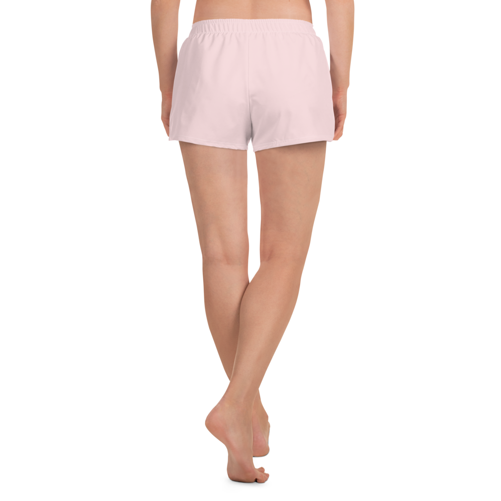 Michigan Upper Peninsula Athletic Shorts (w/ UP USA Flag) | Women's - Pale Pink