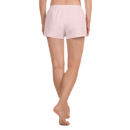 Michigan Upper Peninsula Athletic Shorts (w/ UP USA Flag) | Women's - Pale Pink