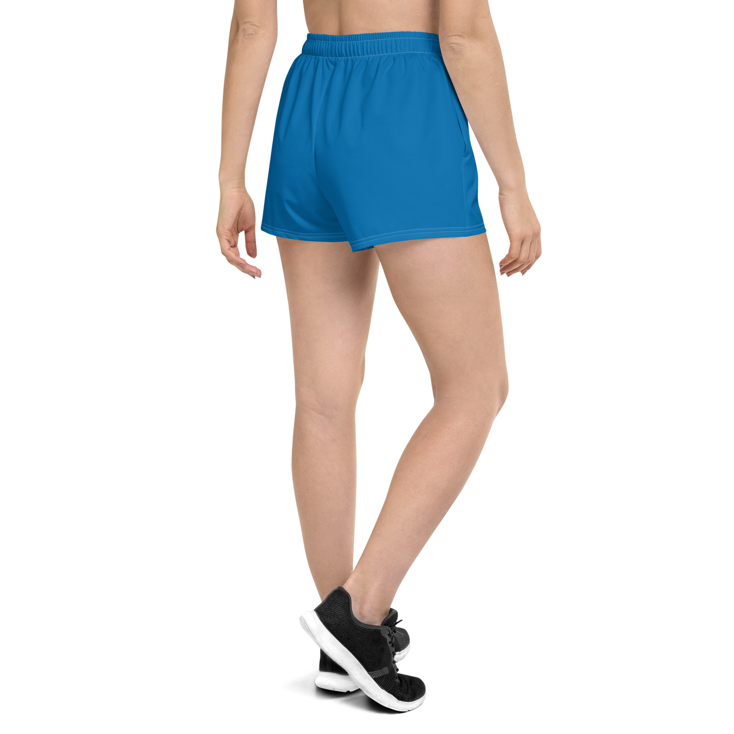 Michigan Upper Peninsula Athletic Shorts (w/ UP Outline) | Women's - Azure