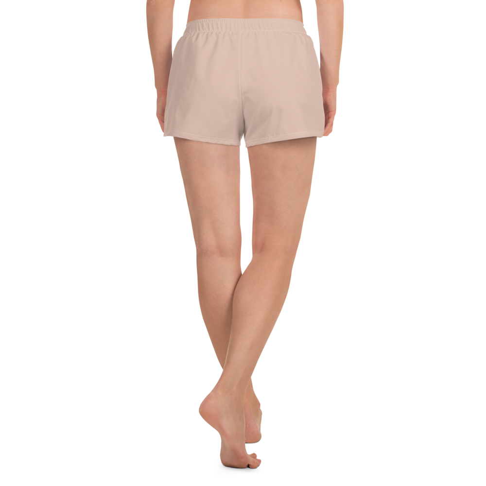 Michigan Upper Peninsula Athletic Shorts (w/ UP Outline) | Women's - Rose Gold