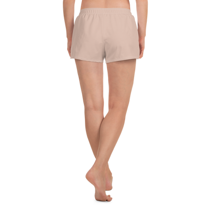 Michigan Upper Peninsula Athletic Shorts (w/ UP Outline) | Women's - Rose Gold