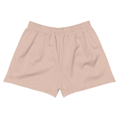 Michigan Upper Peninsula Athletic Shorts (w/ UP Outline) | Women's - Rose Gold