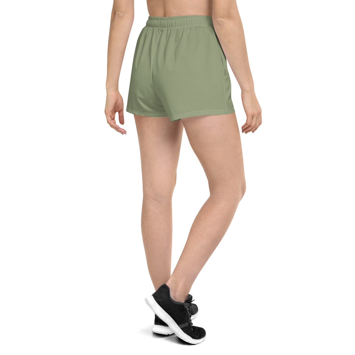 Michigan Upper Peninsula Athletic Shorts (w/ UP Outline) | Women's - Beachgrass Green