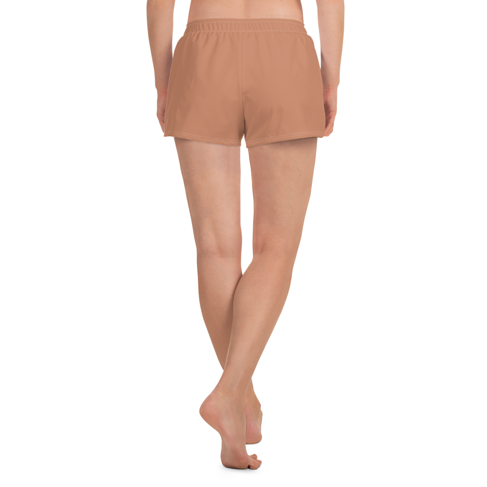 Michigan Upper Peninsula Athletic Shorts (w/ UP Outline) | Women's - Copper Color