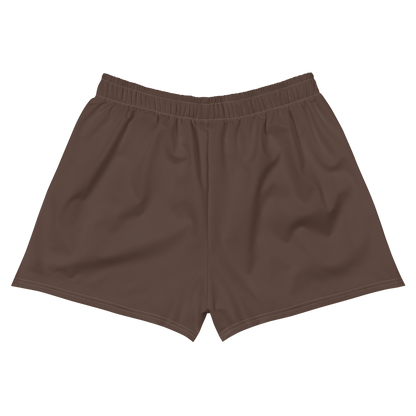 Michigan Upper Peninsula Athletic Shorts (w/ UP Outline) | Women's - Hickory Color