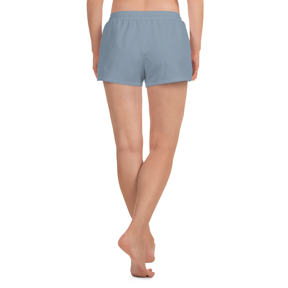 Michigan Upper Peninsula Athletic Shorts (w/ UP Outline) | Women's - B-24 Grey