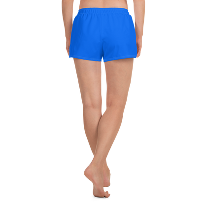 Michigan Upper Peninsula Athletic Shorts (w/ UP Outline) | Women's - Motor Town Blue