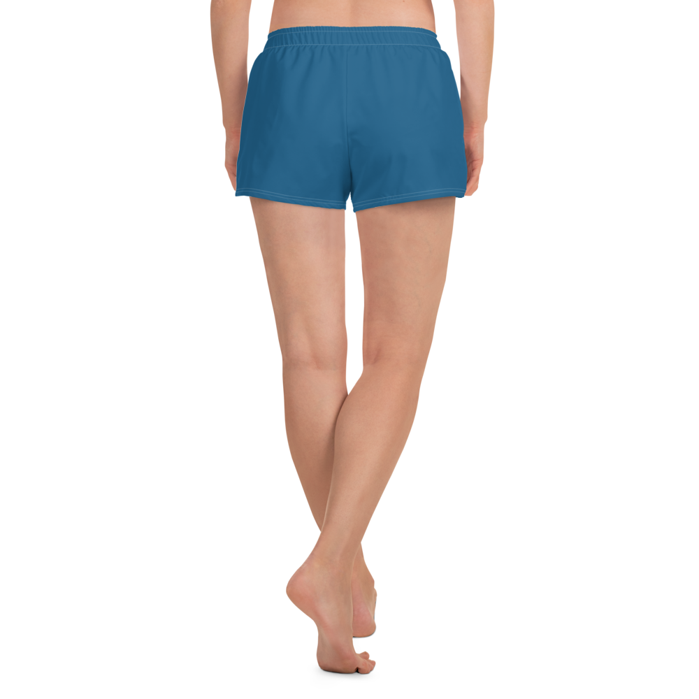 Michigan Upper Peninsula Athletic Shorts (w/ UP Outline) | Women's - Blueberry