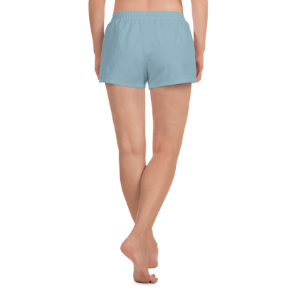 Michigan Upper Peninsula Athletic Shorts (w/ UP Outline) | Women's - Opal Blue