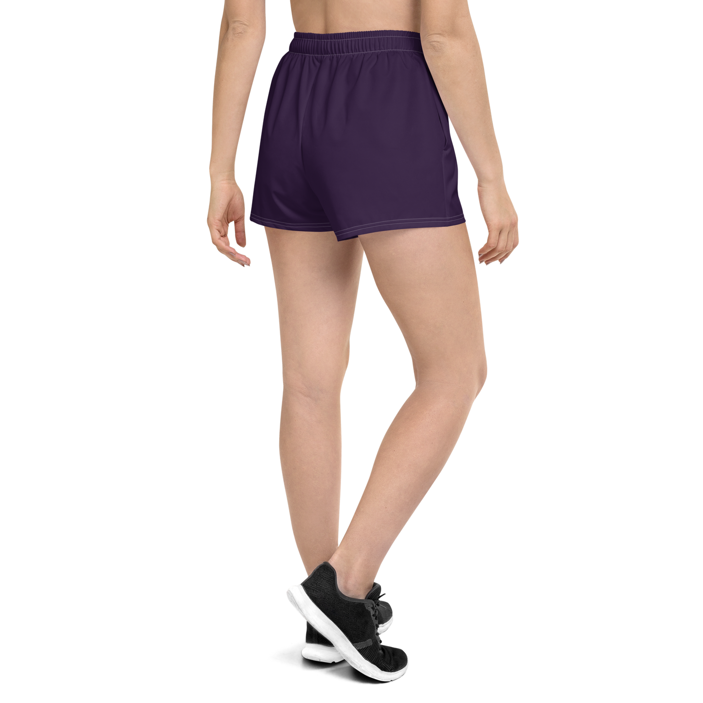 Michigan Upper Peninsula Athletic Shorts (w/ UP Outline) | Women's - Blackcurrant