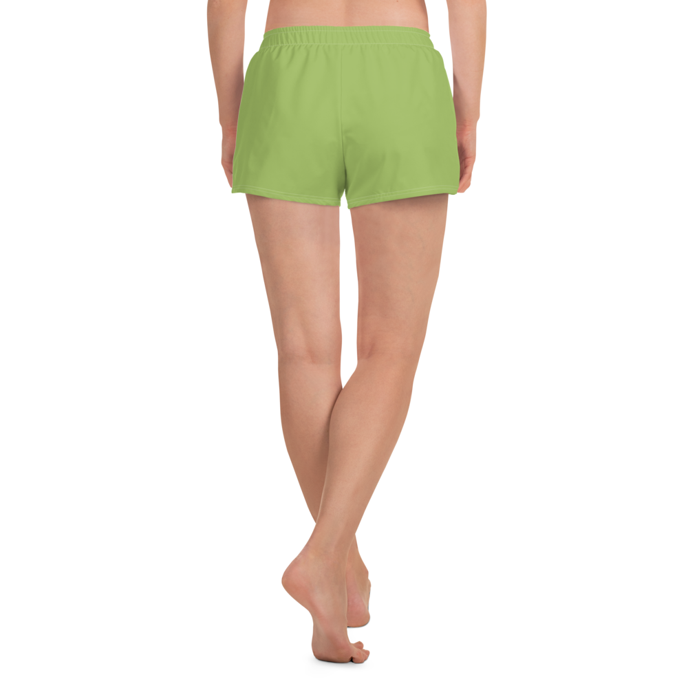 Michigan Upper Peninsula Athletic Shorts (w/ UP Outline) | Women's - Gooseberry Green