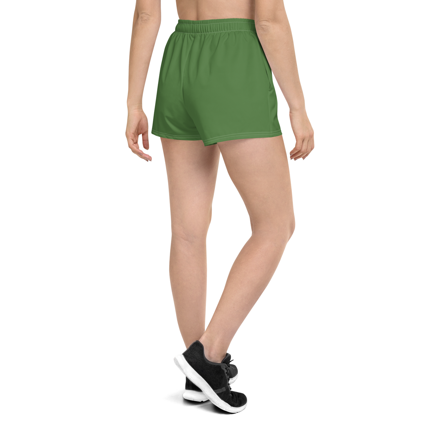 Michigan Upper Peninsula Athletic Shorts (w/ UP Outline) | Women's - Pine Green