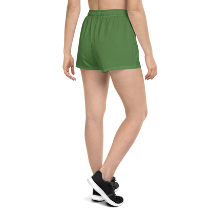 Michigan Upper Peninsula Athletic Shorts (w/ UP Outline) | Women's - Pine Green