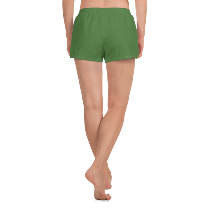 Michigan Upper Peninsula Athletic Shorts (w/ UP Outline) | Women's - Pine Green