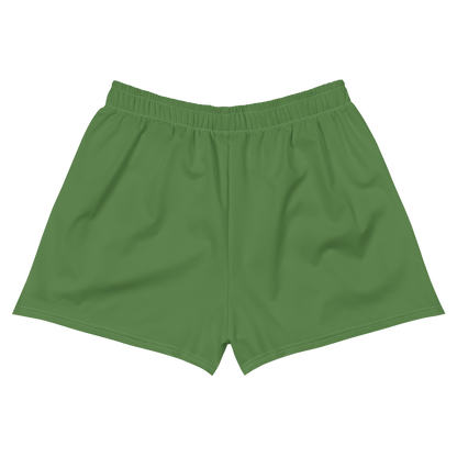 Michigan Upper Peninsula Athletic Shorts (w/ UP Outline) | Women's - Pine Green