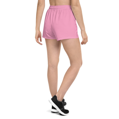 Michigan Upper Peninsula Athletic Shorts (w/ UP Outline) | Women's - '67 Caddie Pink