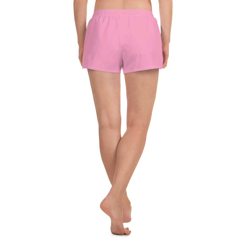 Michigan Upper Peninsula Athletic Shorts (w/ UP Outline) | Women's - '67 Caddie Pink