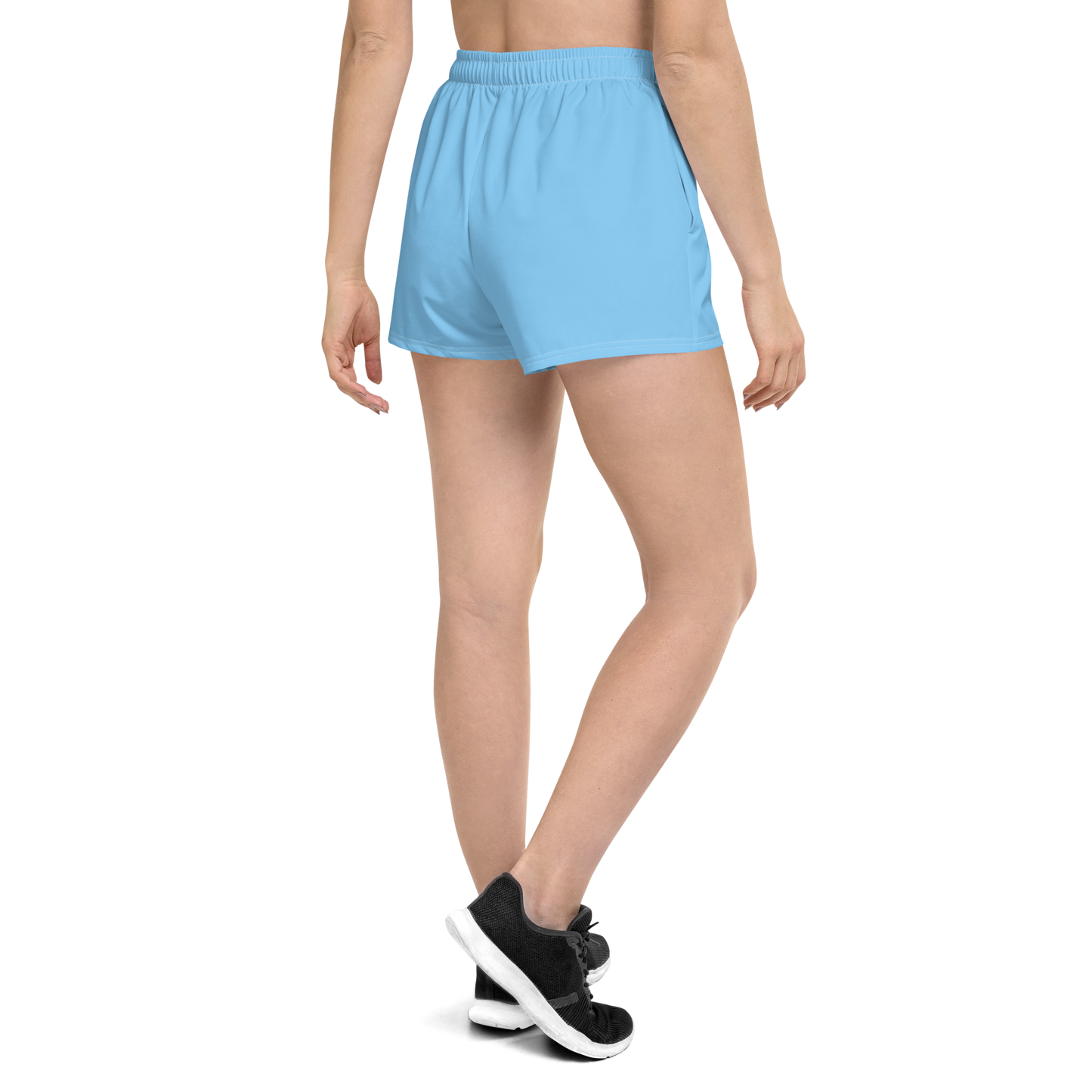 Michigan Upper Peninsula Athletic Shorts (w/ UP Outline) | Women's - Azure