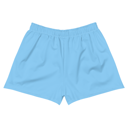 Michigan Upper Peninsula Athletic Shorts (w/ UP Outline) | Women's - Azure