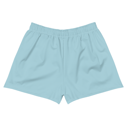 Michigan Upper Peninsula Athletic Shorts (w/ UP Outline) | Women's - '58 Caddie Blue