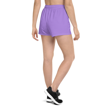 Michigan Upper Peninsula Athletic Shorts (w/ UP Outline) | Women's - Lavender