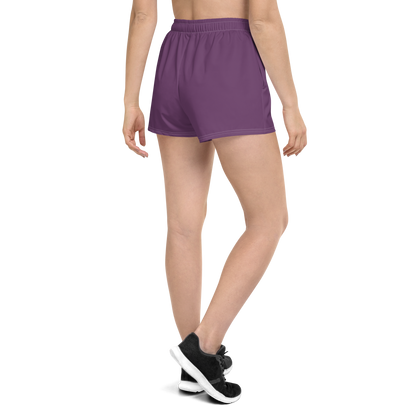 Michigan Upper Peninsula Athletic Shorts (w/ UP Outline) | Women's - Plum