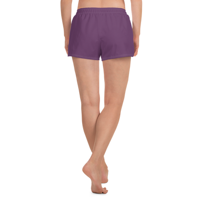 Michigan Upper Peninsula Athletic Shorts (w/ UP Outline) | Women's - Plum