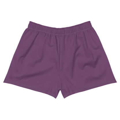 Michigan Upper Peninsula Athletic Shorts (w/ UP Outline) | Women's - Plum