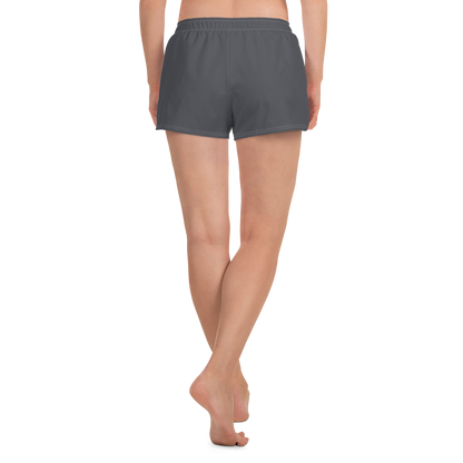 Michigan Upper Peninsula Athletic Shorts (w/ UP Outline) | Women's - Iron Ore Grey