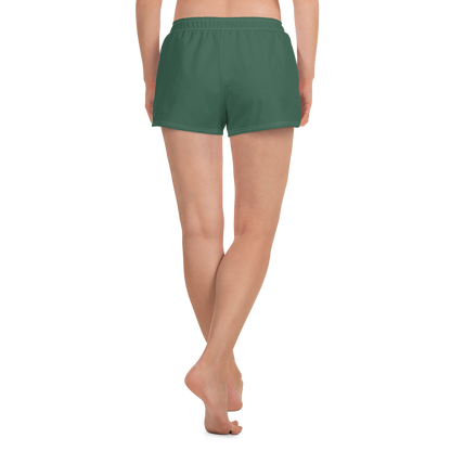 Michigan Upper Peninsula Athletic Shorts (w/ UP Outline) | Women's - Ginger Ale Green