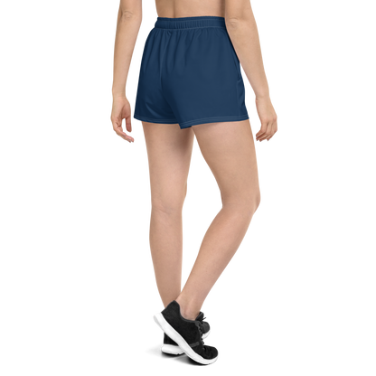 Michigan Upper Peninsula Athletic Shorts (w/ UP Outline) | Women's - Navy