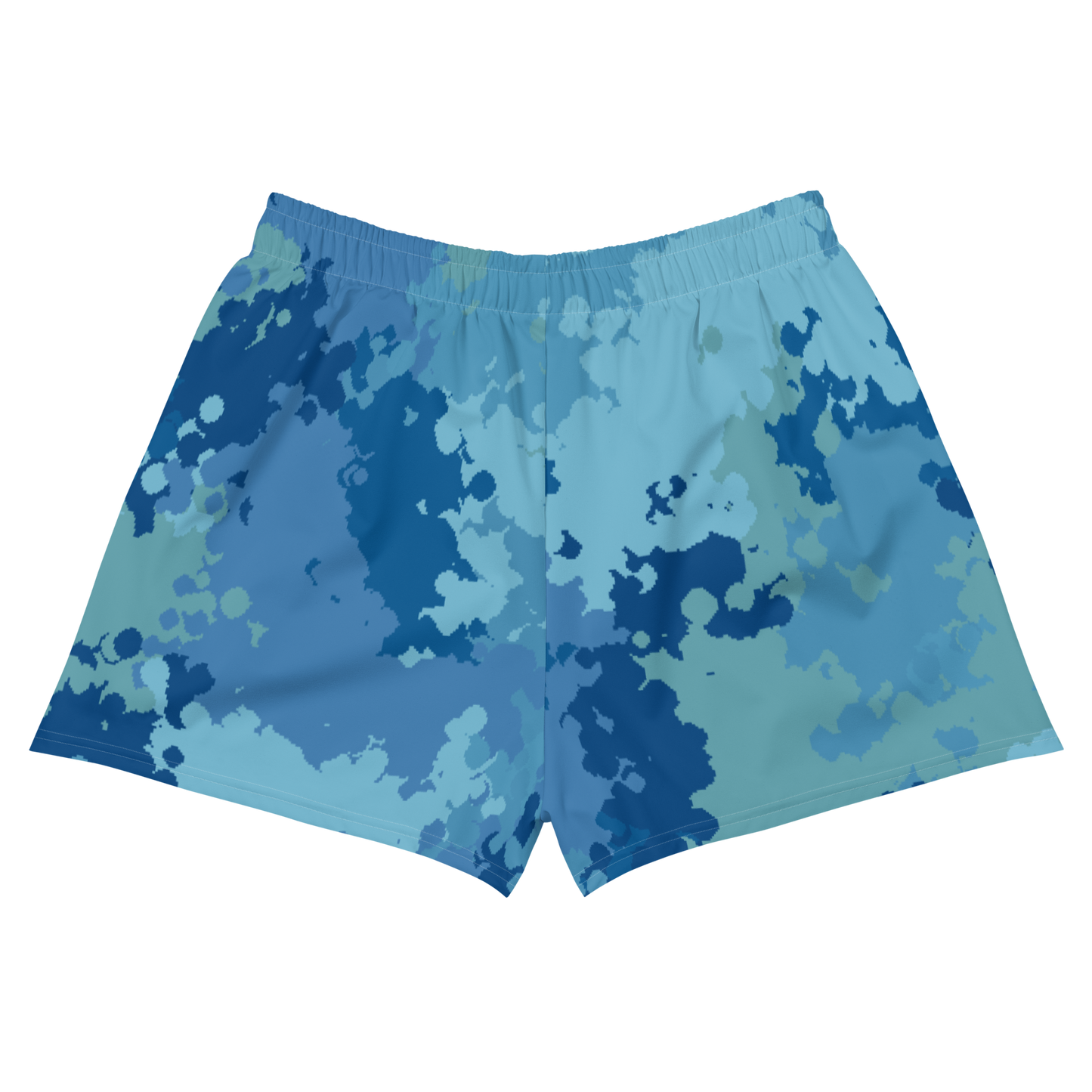 Michigan Upper Peninsula Athletic Shorts (w/ UP Outline) | Women's - Great Lakes Camo