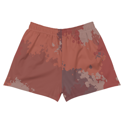 Michigan Upper Peninsula Athletic Shorts (w/ UP Outline) | Women's - Ore Dock Camo