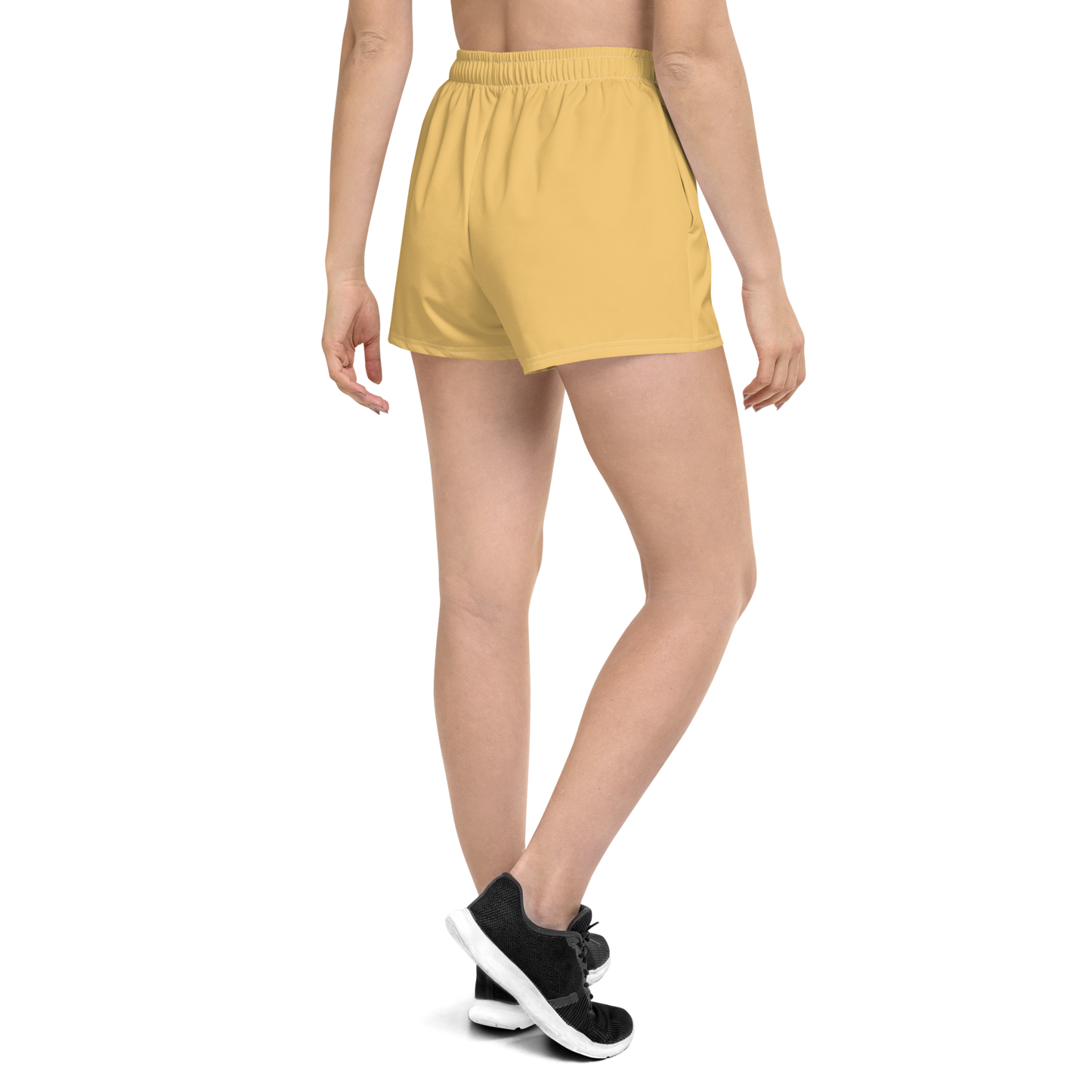 Michigan Upper Peninsula Athletic Shorts (w/ UP Outline) | Women's - Citrine