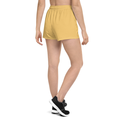 Michigan Upper Peninsula Athletic Shorts (w/ UP Outline) | Women's - Citrine