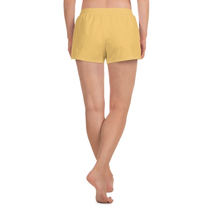 Michigan Upper Peninsula Athletic Shorts (w/ UP Outline) | Women's - Citrine