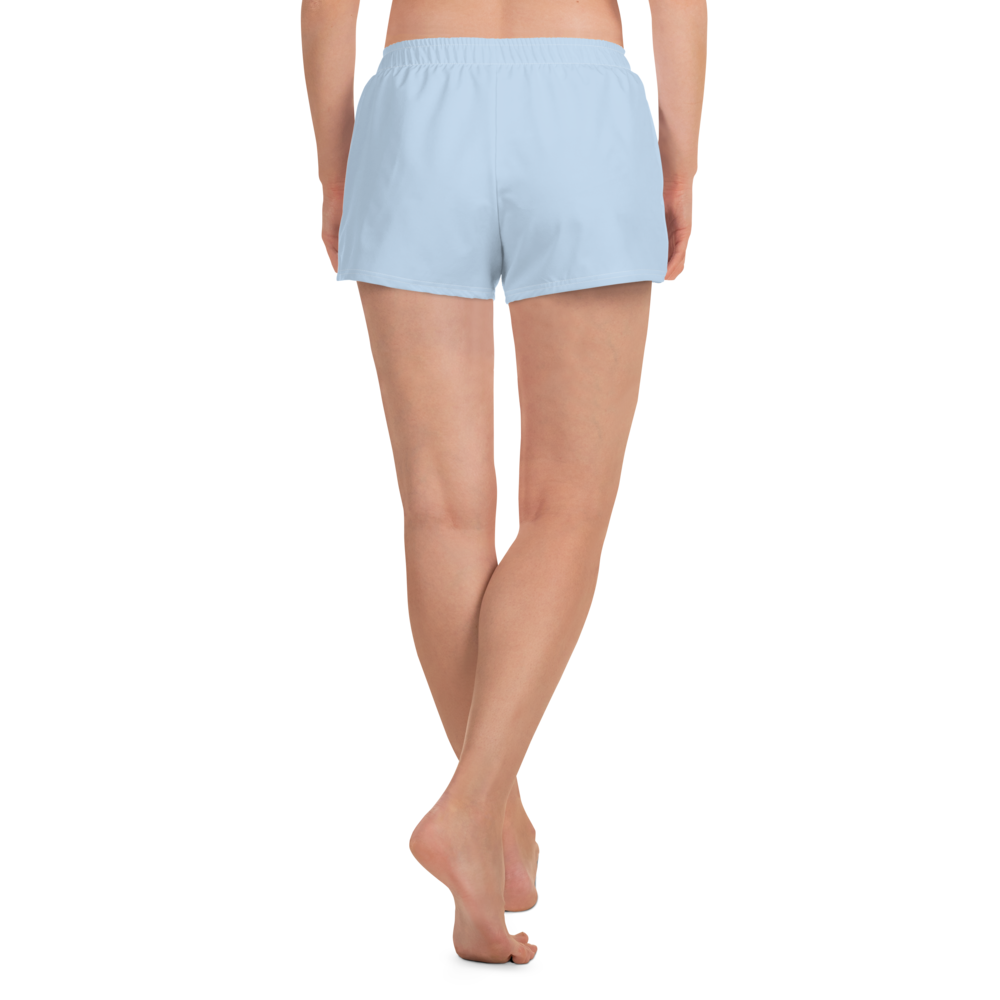 Michigan Upper Peninsula Athletic Shorts (w/ UP Outline) | Women's - Light Blue