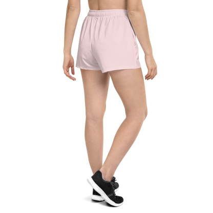 Michigan Upper Peninsula Athletic Shorts (w/ UP Outline) | Women's - Pale Pink