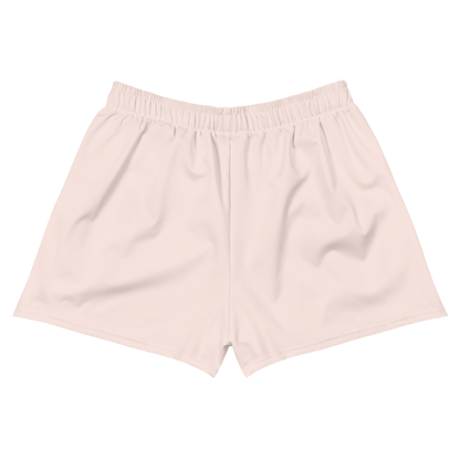 Michigan Upper Peninsula Athletic Shorts (w/ UP Outline) | Women's - Champagne Pink