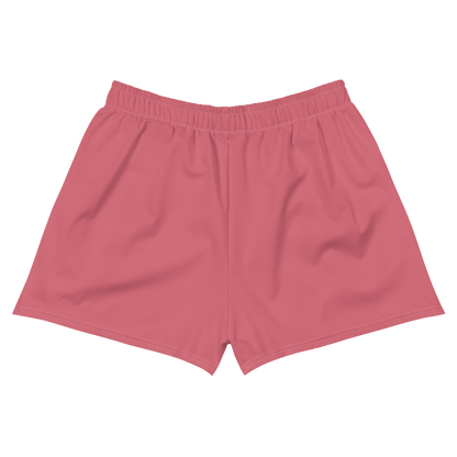 Michigan Upper Peninsula Athletic Shorts (w/ UP Outline) | Women's - Watermelon Pink