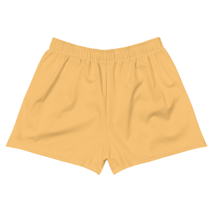 Michigan Upper Peninsula Athletic Shorts (w/ UP Outline) | Women's - Apricot