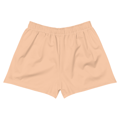 Michigan Upper Peninsula Athletic Shorts (w/ UP Outline) | Women's - Peach