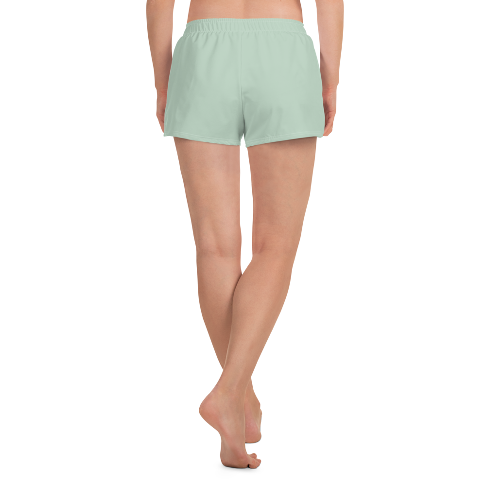 Michigan Upper Peninsula Athletic Shorts (w/ UP Outline) | Women's - Sea Green