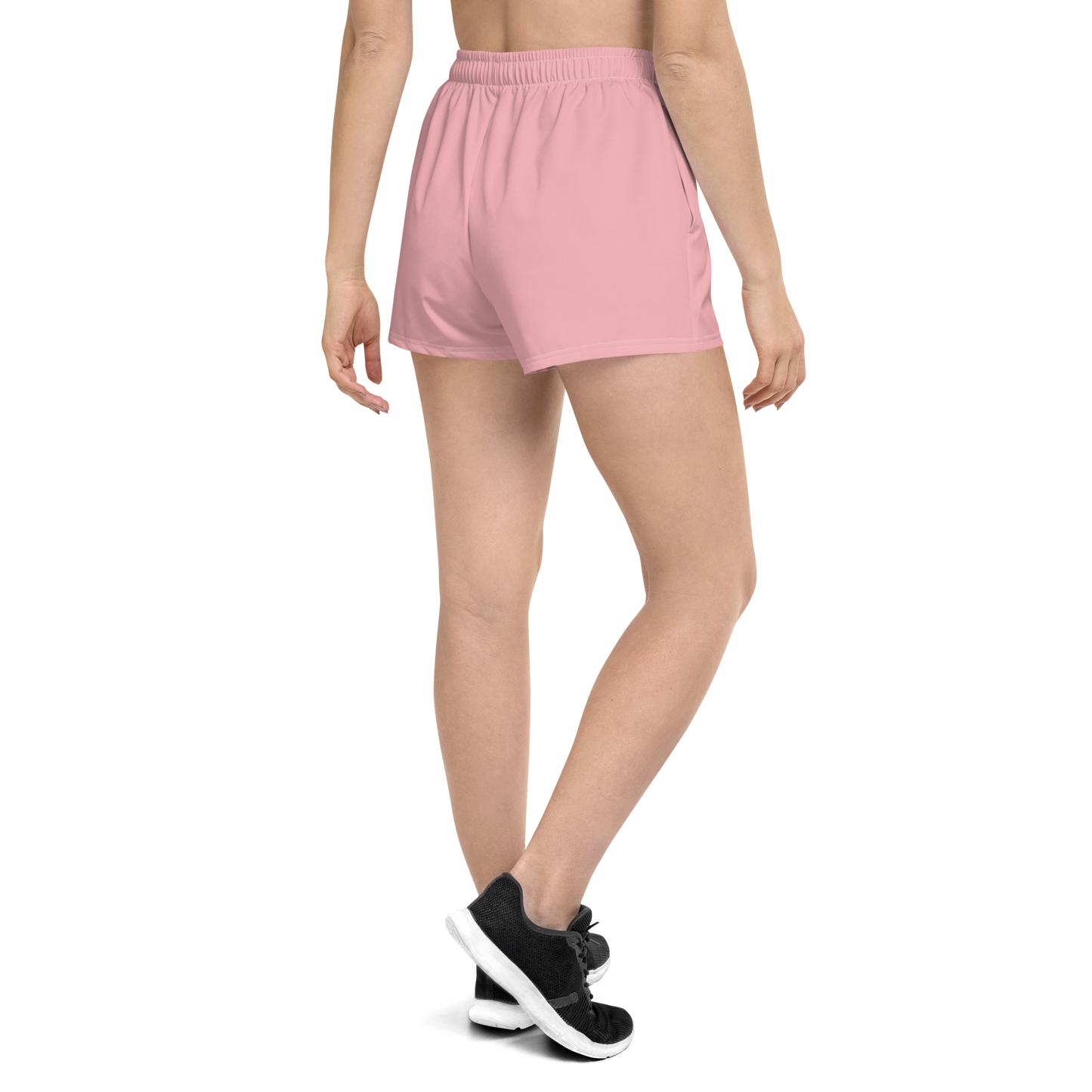 Michigan Upper Peninsula Athletic Shorts (w/ UP Outline) | Women's - Strawberry Pink