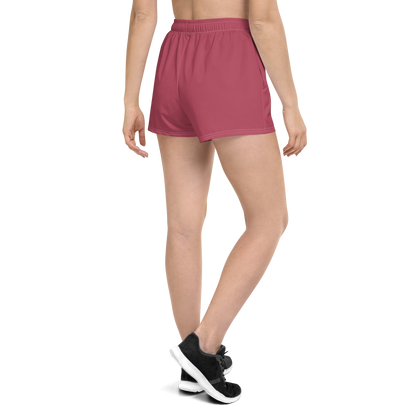 Michigan Upper Peninsula Athletic Shorts (w/ UP Outline) | Women's - Popstar Pink