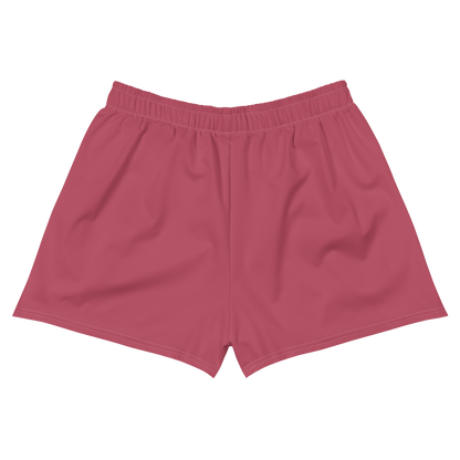 Michigan Upper Peninsula Athletic Shorts (w/ UP Outline) | Women's - Popstar Pink